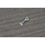 Серебряная серьга - пусета с маленьким белым фианитом МРК23527061